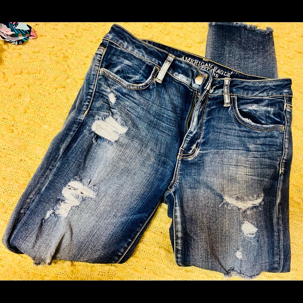 American eagle jegging crop 12